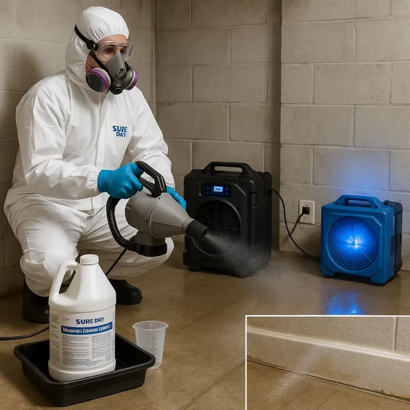 Sanitization and Odor Removal process in Kings Bay Base, GA